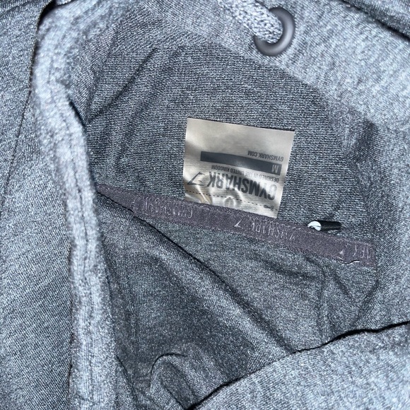 Gymshark Cross Back Open Back Semi Cropped Lightweight Hoodie - Picture 5 of 9